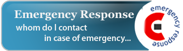 Emergeny Response  Whom do I contact in case of Emergency 
